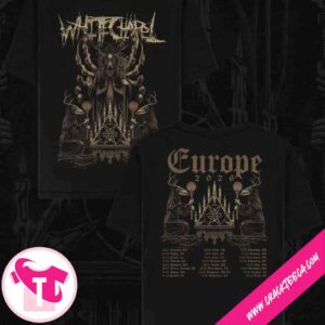 Whitechapel Europe Tour 2026 Hunt Kill Feast Conquer Unisex T-Shirt
